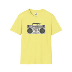 Retro Boombox (Unisex Softstyle T-Shirt)