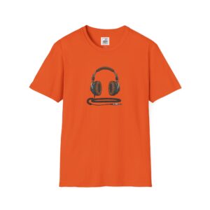 Headphones (Unisex Softstyle T-Shirt)