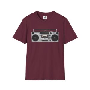 Retro Boombox (Unisex Softstyle T-Shirt)