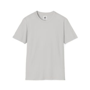 Plain Grey Color Unisex Softstyle Cotton T-Shirts (11 shades of grey, includes white and black)